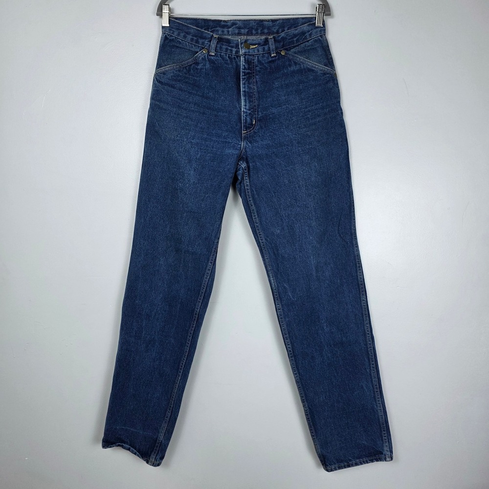 Cacharel Men's Dark Wash Denim Jeans Size 33x34 Made in USA Cotton Straight Leg